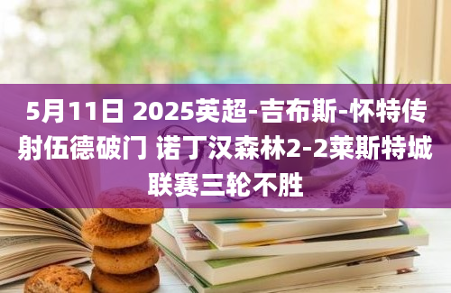 5月11日 2025英超-吉布斯-怀特传射伍德破门 诺丁汉森林2-2莱斯特城联赛三轮不胜
