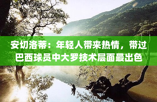 安切洛蒂：年轻人带来热情，带过巴西球员中大罗技术层面最出色